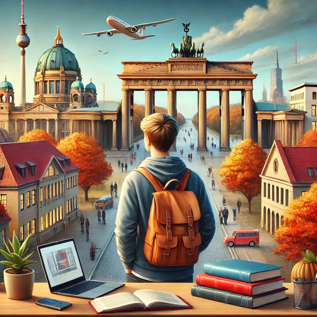 유학 가는 아이 뒷모습