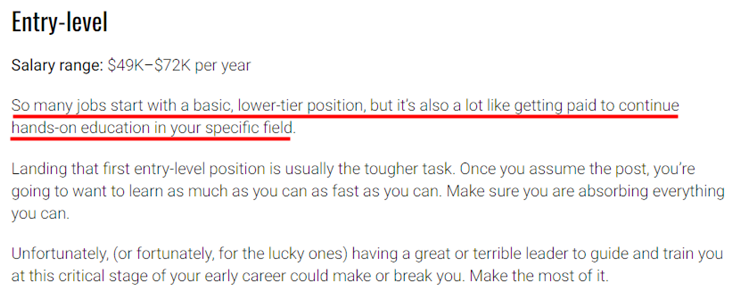 입문 단계 급여 이미지