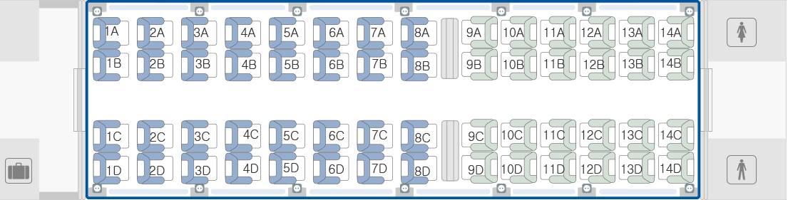 KTX 6호차 좌석 정보