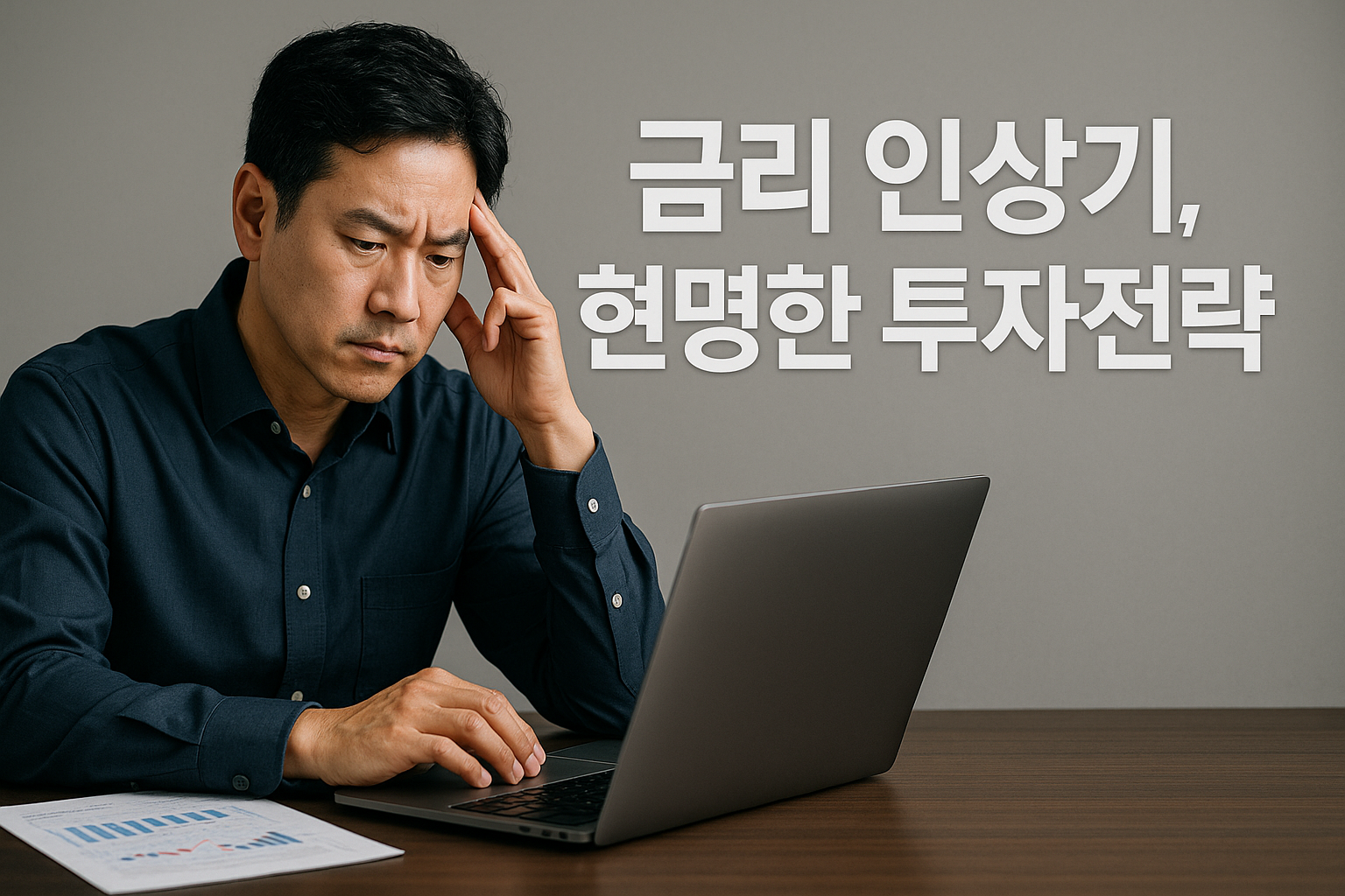 투자 전략을 검토하는 투자자