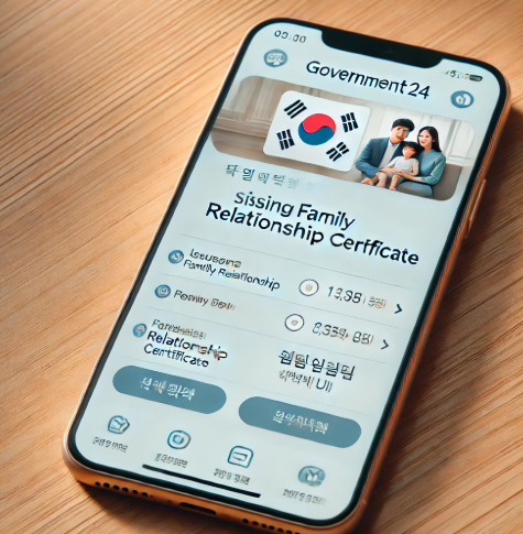 가족관계증명서 핸드폰발급 쉽게 하는법