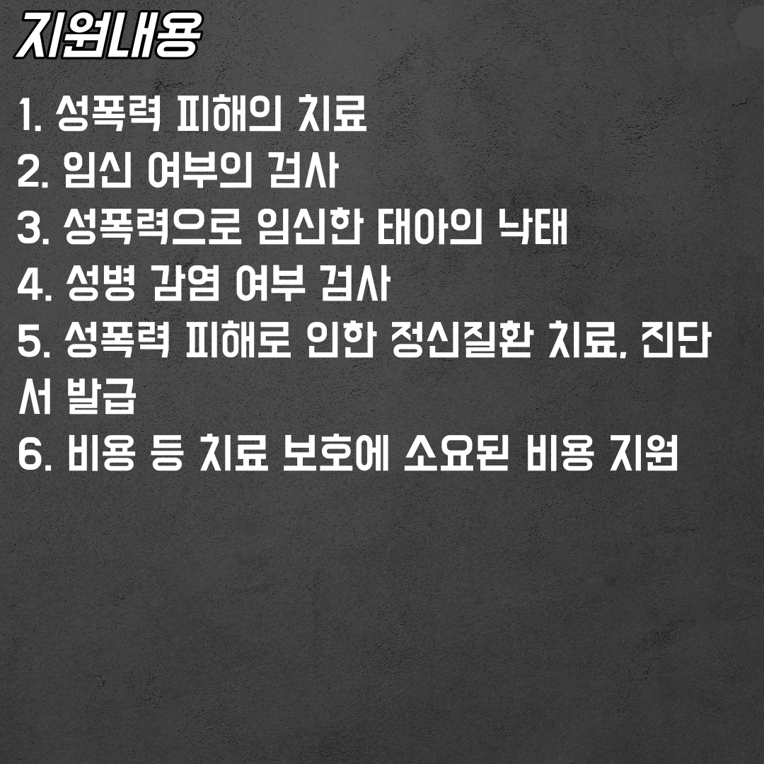 2023 성폭력 피해자 의료비 지원