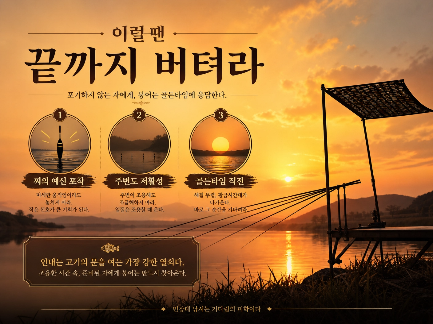 이럴 땐 끝까지 버텨라