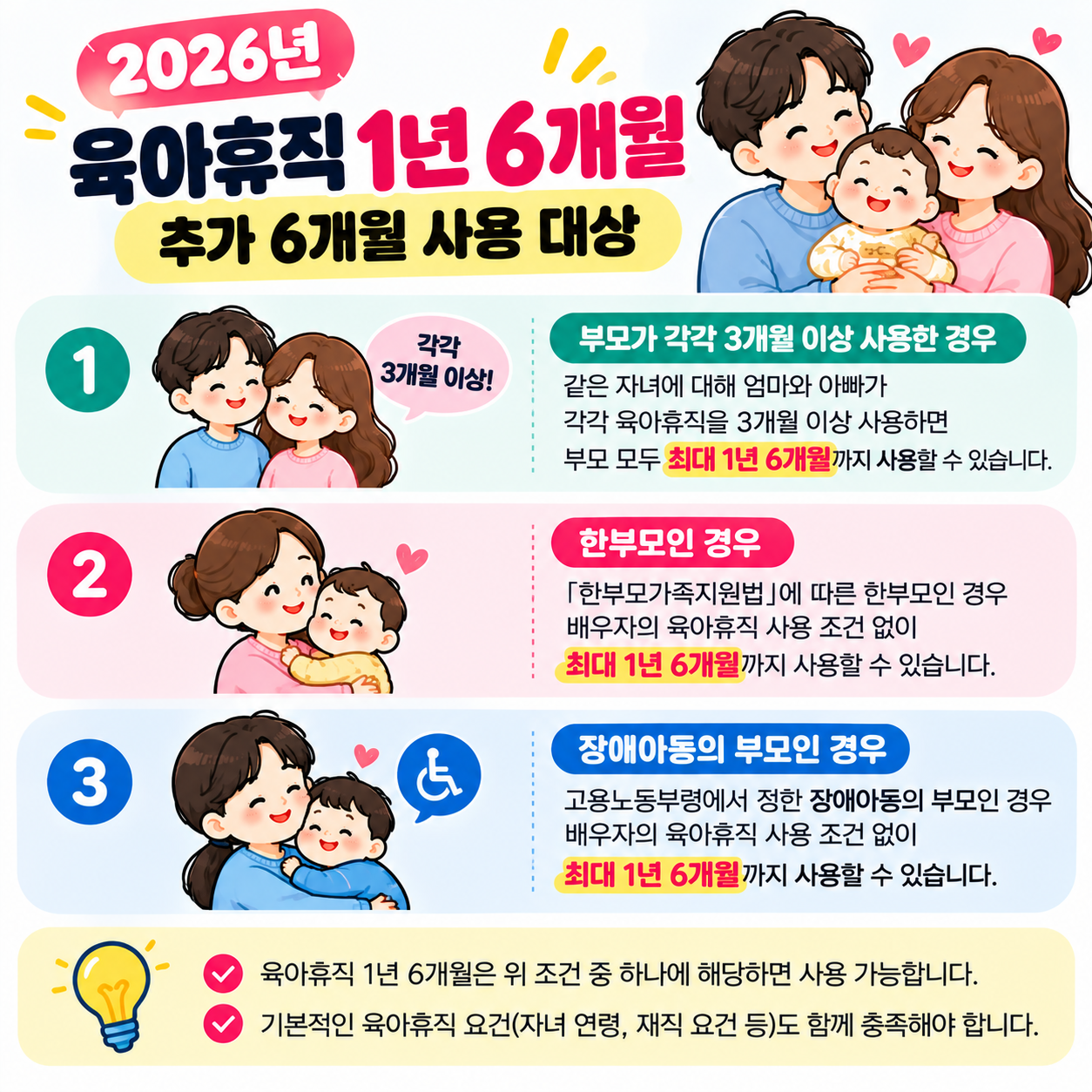 육아휴직1년6개월