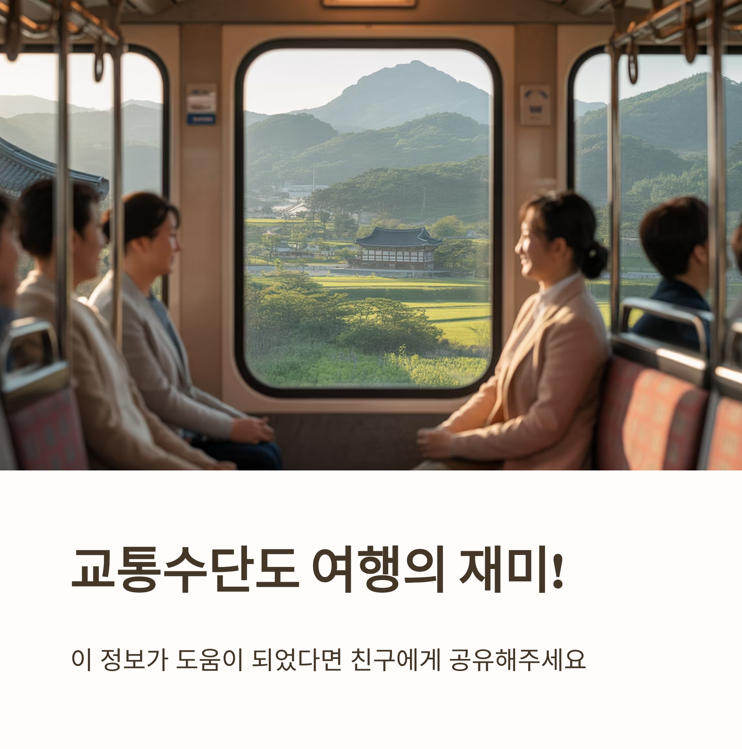 교통 수단도 여행의 재미