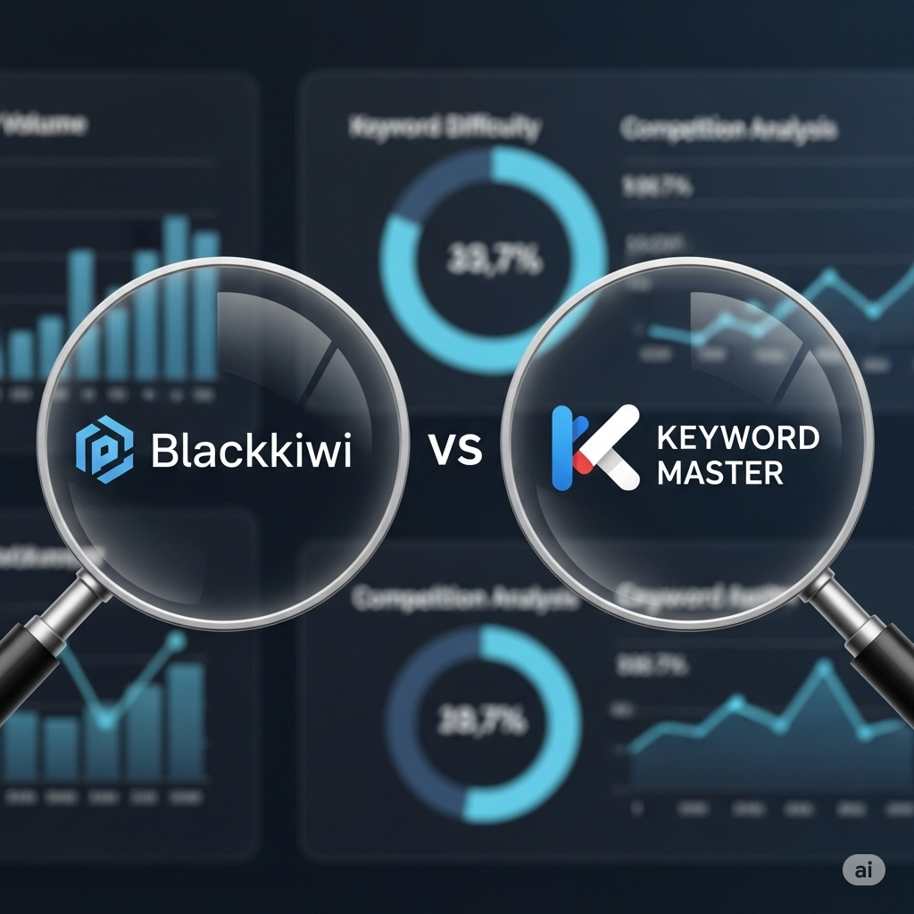 복잡하게 연결된 노드로 표현된 SEO 최적화 네트워크를 밝히는 전구. (구글 상위 노출, SEO 최적화)