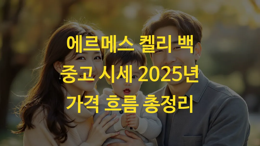 에르메스 켈리 백 중고 시세 2025년 가격 흐름 총정리