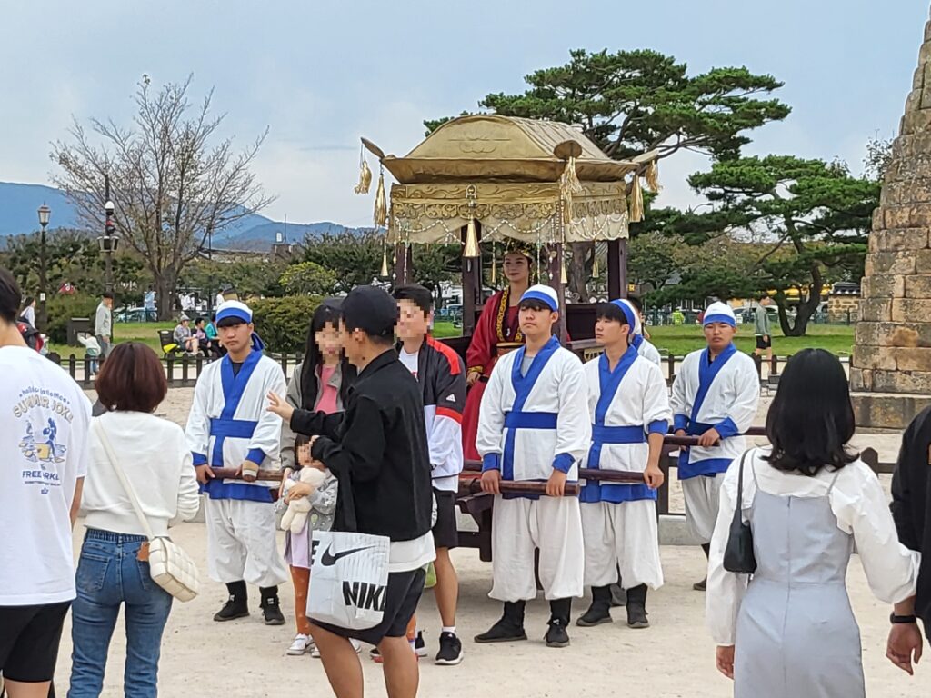 드라마 선덕여왕 퍼레이드, 선덕여왕 첨성대에 행차하다!