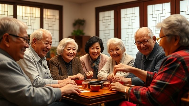 노년층의 건강한 사회 활동과 활발한 교류