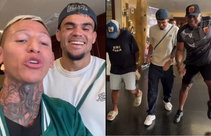 루이스 디아즈의 인스타그램 캡쳐