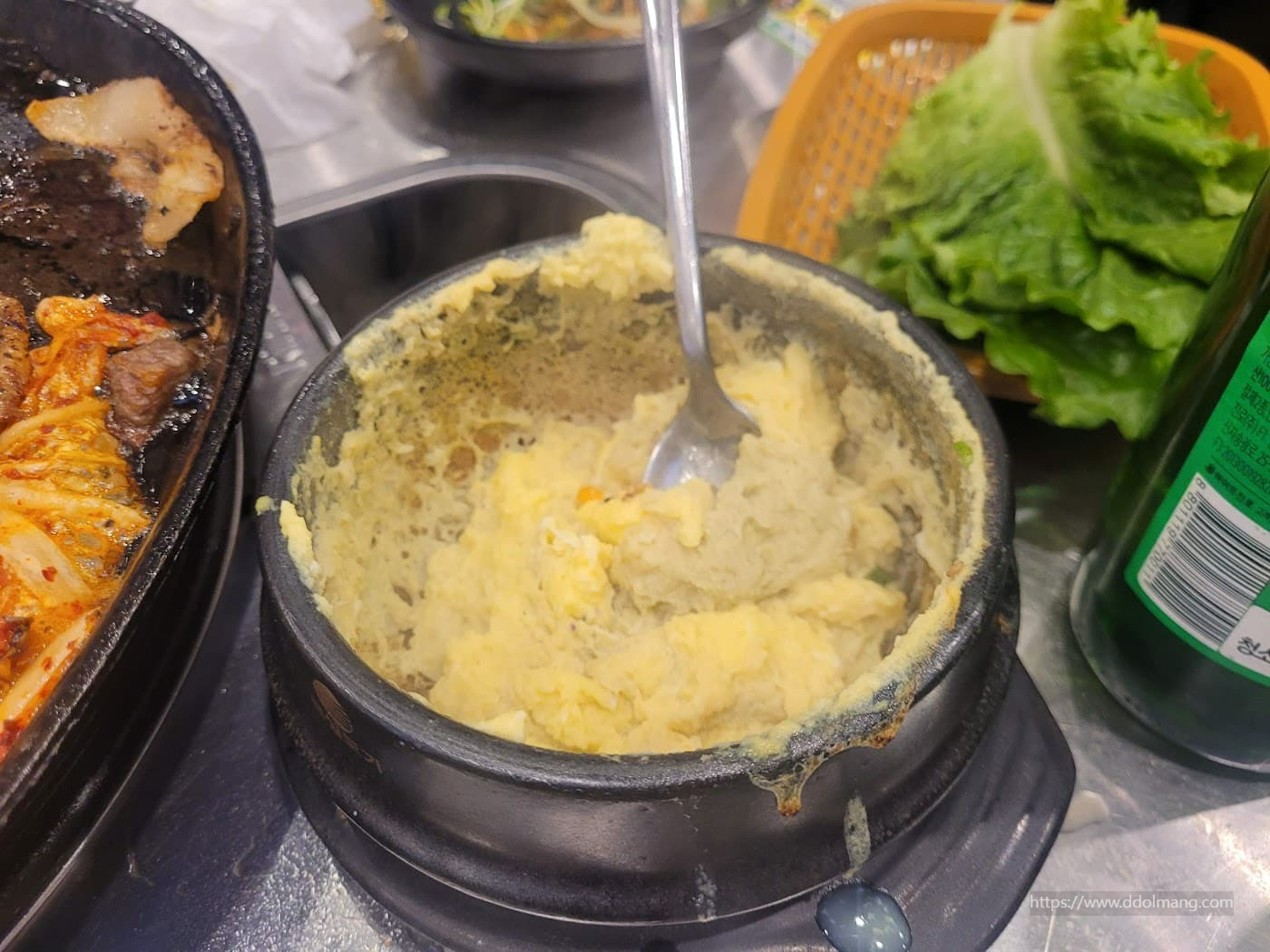 폭탄 계란찜 배식 후