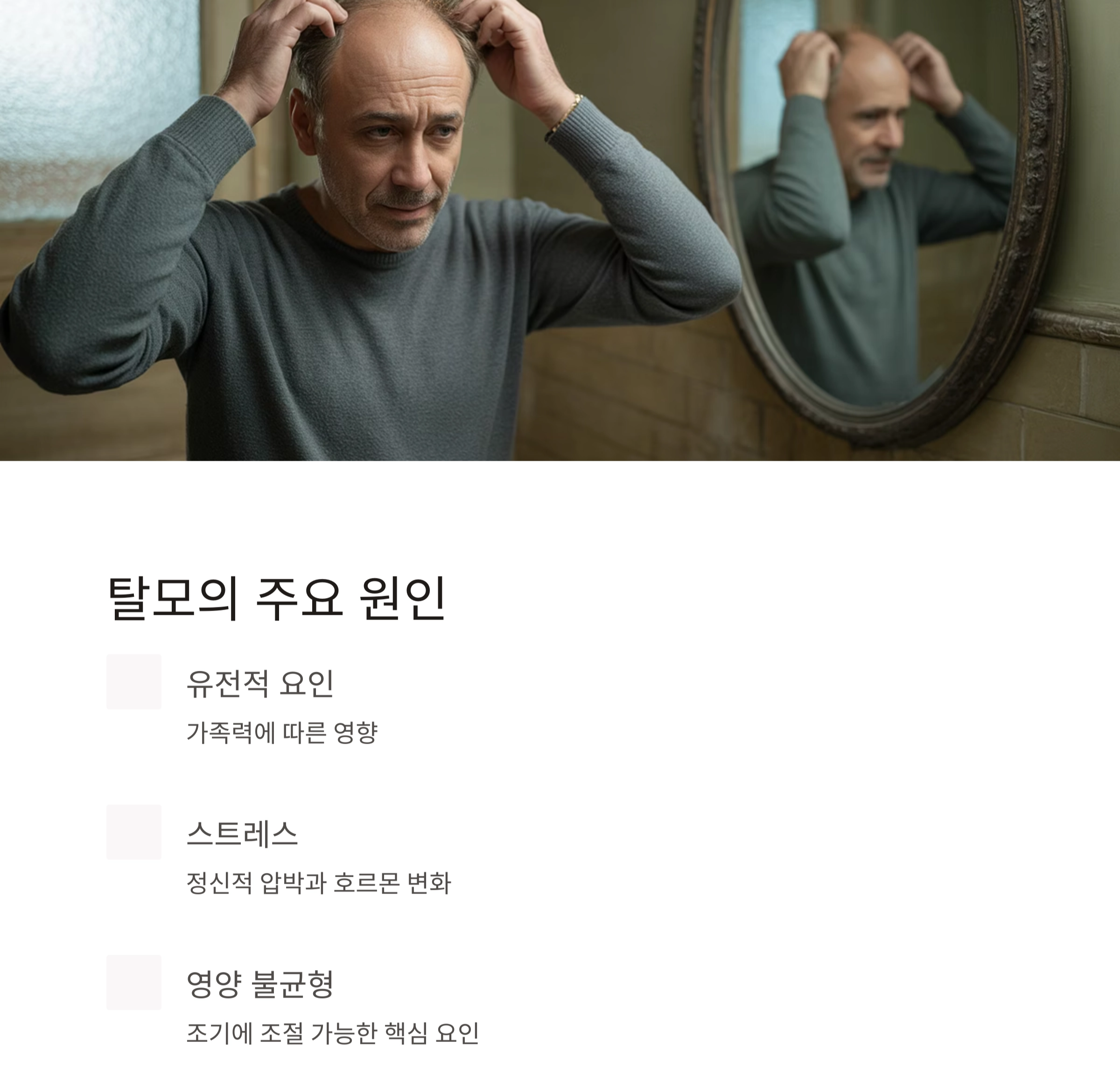 탈모 예방에 효과적인 음식과 일상 식단 전략