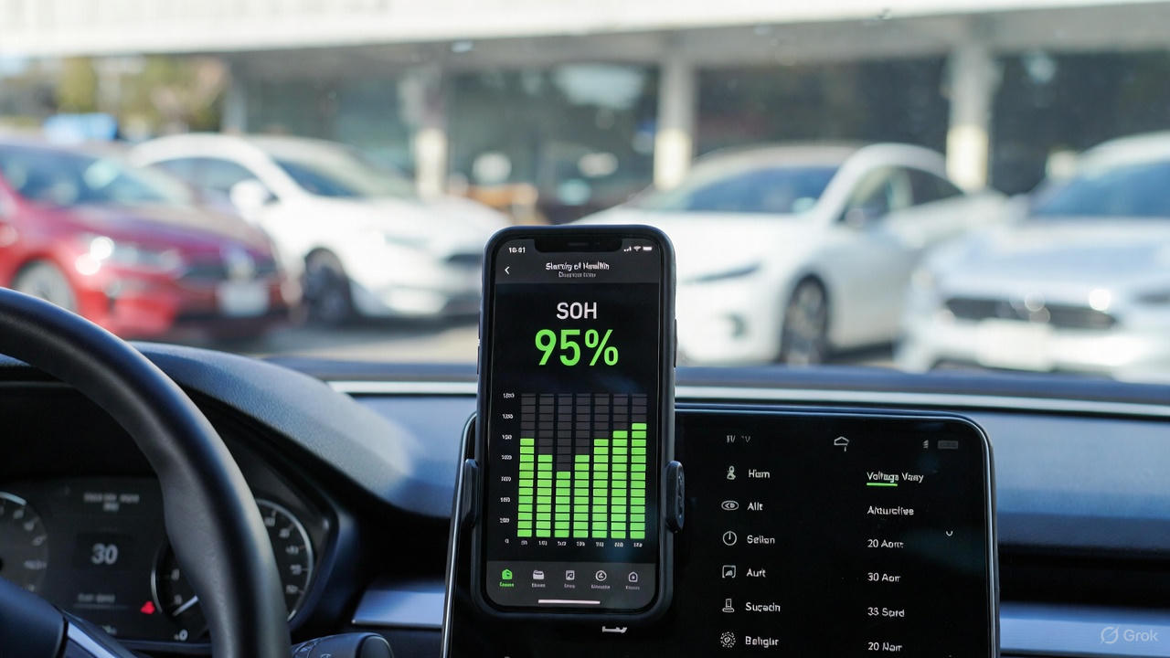 중고 전기차 구매 관련 사진