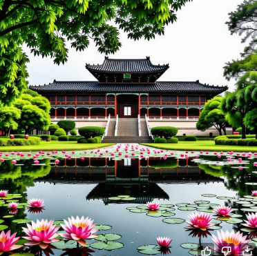 창경궁물빛연화그림