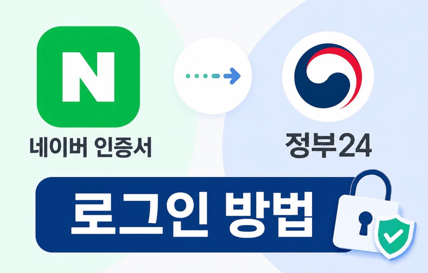 네이버 인증서 정부24 로그인 방법