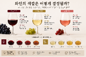 와인의 색깔은 어떻게 결정될까? 포도 품종부터 숙성까지 알아보기