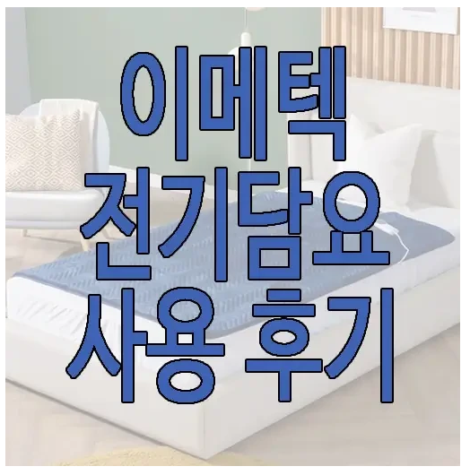 이메텍 전기담요에 관한 글 보러 가기 링크 사진
