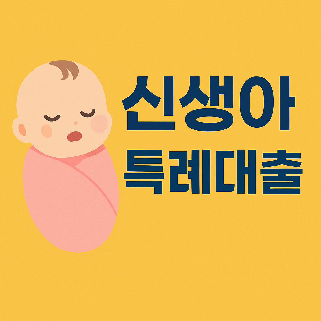 신생아특례대출 조건
