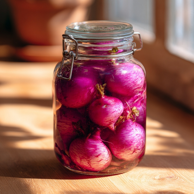 콜라비 동치미 용기