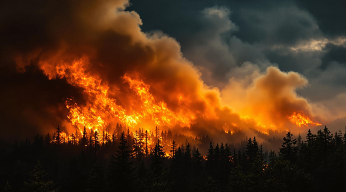 LA에 발생한 산불