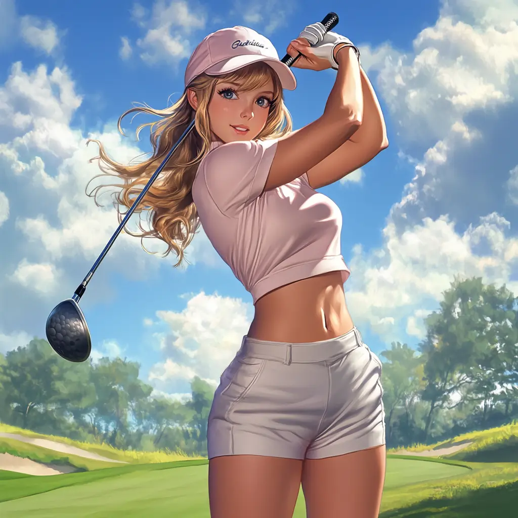 ์ด๋์ ํ๊ณ ์๋ ์ฌ์ฑ ์ผ๋ฌ์คํธ ์ด๋ฏธ์ง