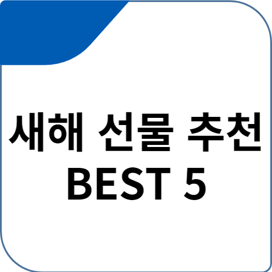 새해 선물 추천 BEST 5
