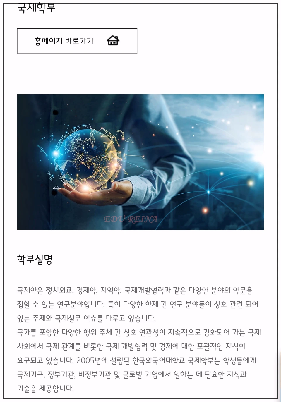 한국외대-국제학부-소개