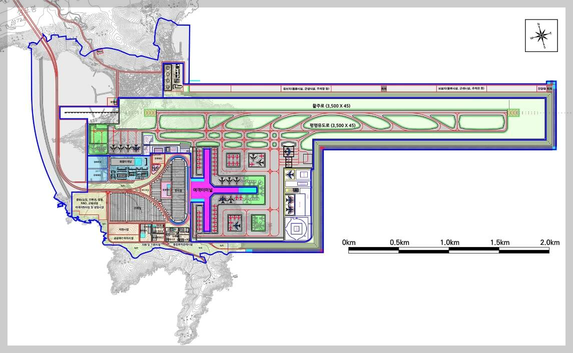 가덕도 공항복합도시 4개 지구에서 3개 지구로 압축