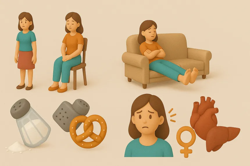 다리부종의 원인