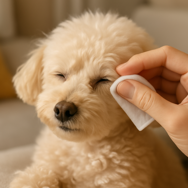 반려동물 눈곱이 많이 끼는 이유와 건강하게 관리하는 방법