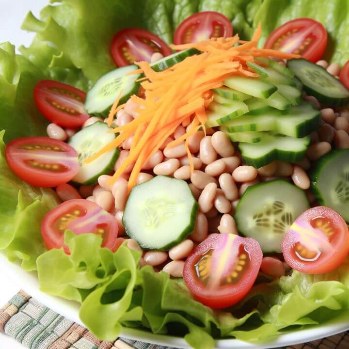 자숙대두 효능 및 요리법 추천! - 3. 자숙대두를 활용한 요리 추천 - 3.1 자숙대두 샐러드 자숙대두