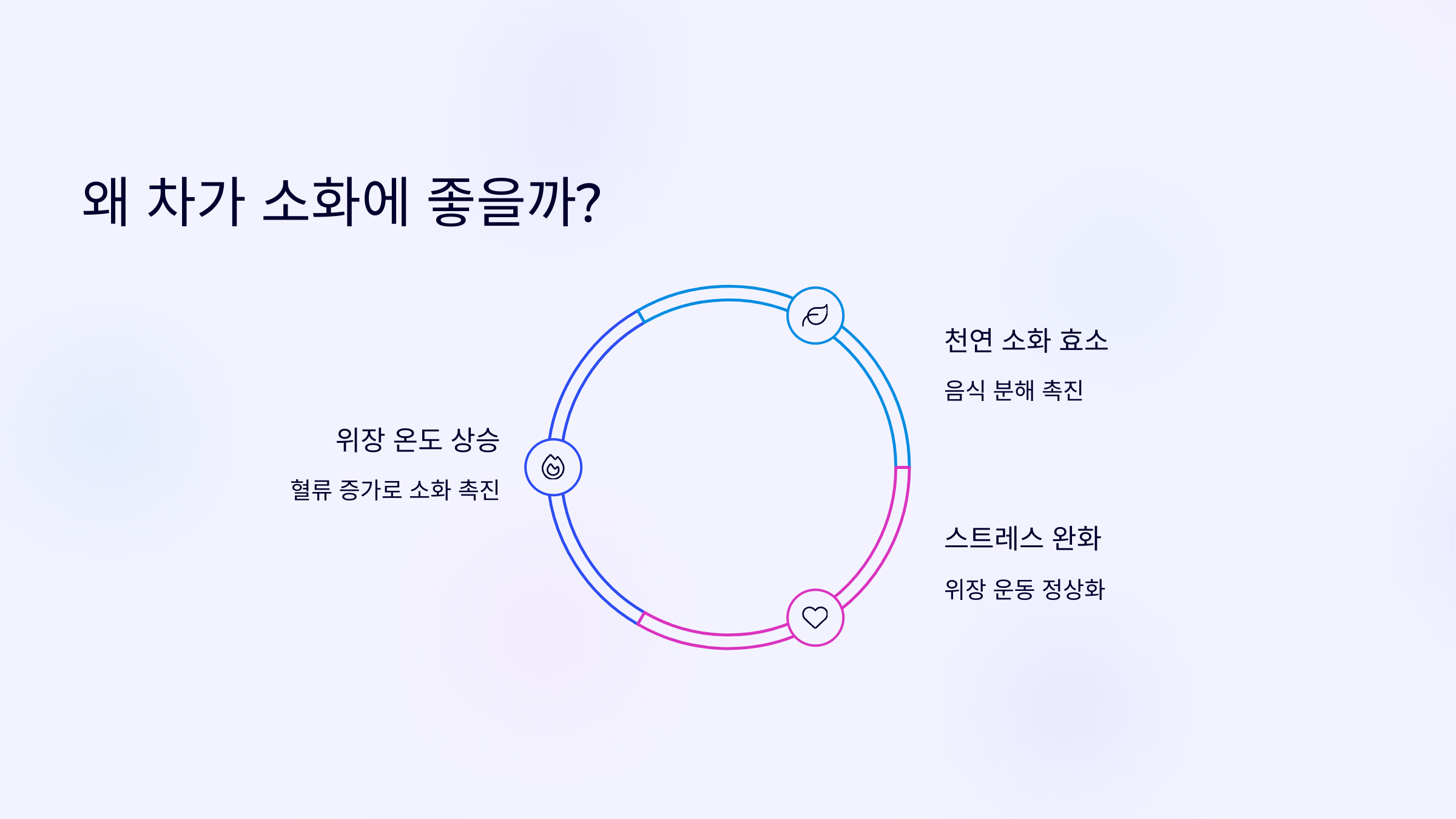 왜 차가 소화에 좋을까?