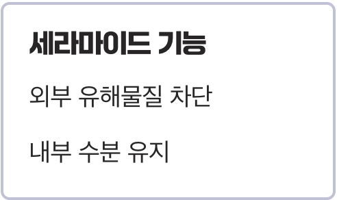 내 피부의 '시멘트', 세라마이드의 역할