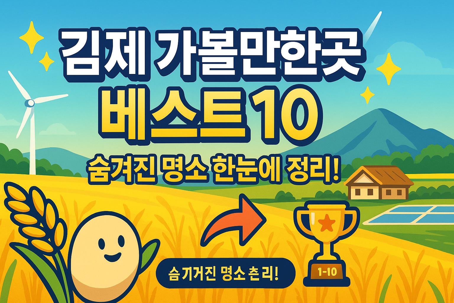 김제 가볼만한곳 베스트10