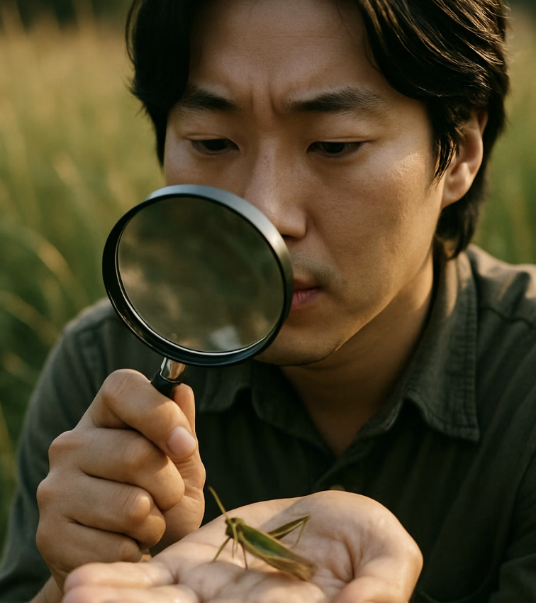 1분 완성! 풀밭 탐정 실전 팁