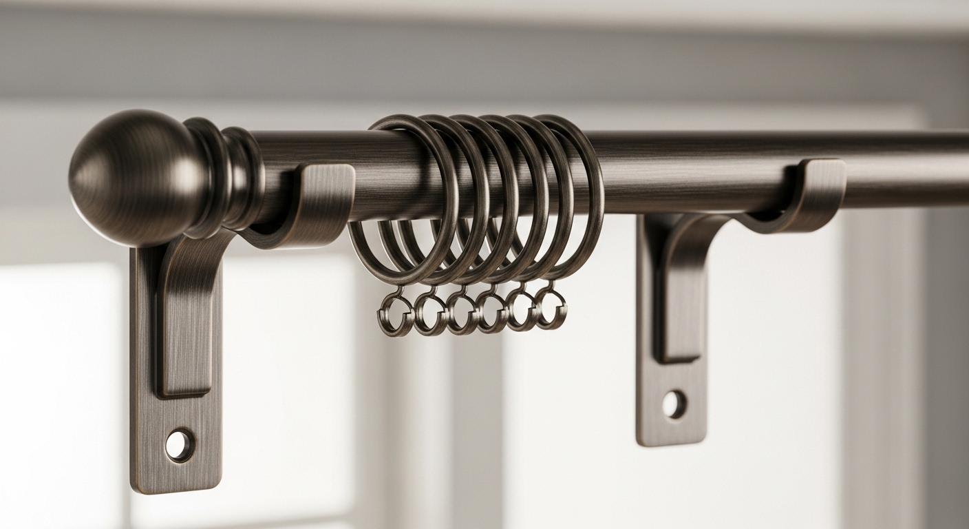 커텐봉 설치 방법