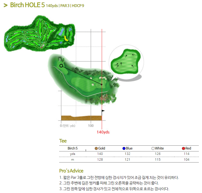 가평베네스트 골프클럽 버치코스 5