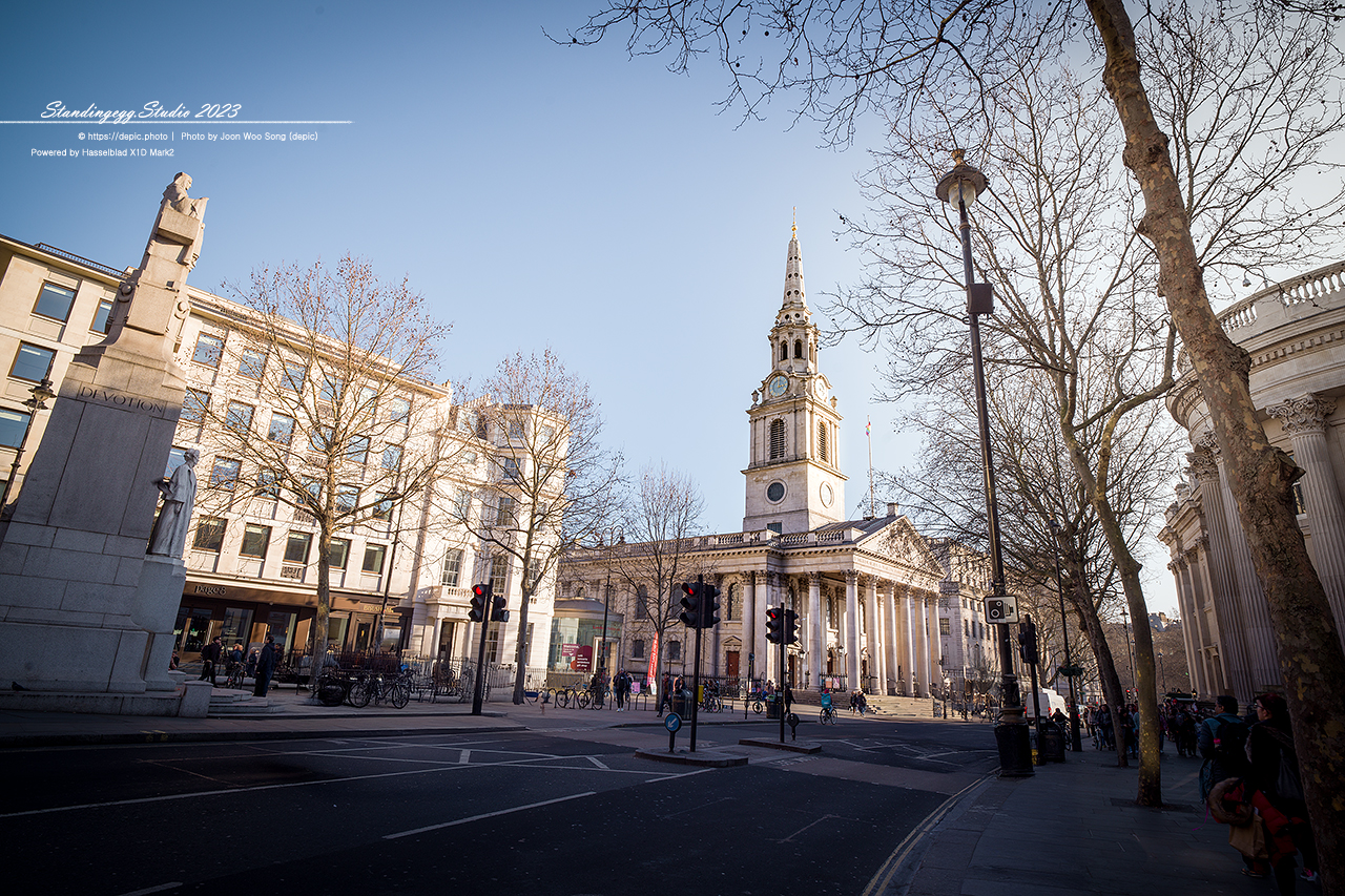 #런던 #영국 #유럽 #거리 #버스킹 #트라팔가광장 #서유럽여행