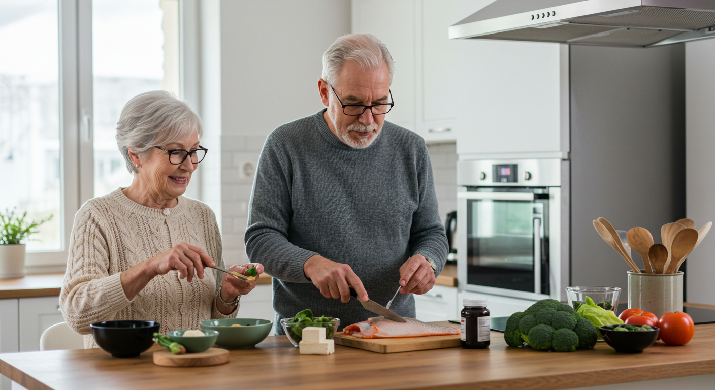 #시니어영양소 #부모님건강 #노년기식단 #단백질섭취 #오메가3 #칼슘 #비타민D #건강한아침 #관절건강 #시니어식단