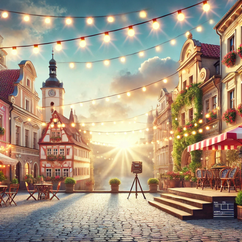 유럽 배경 영화 사진