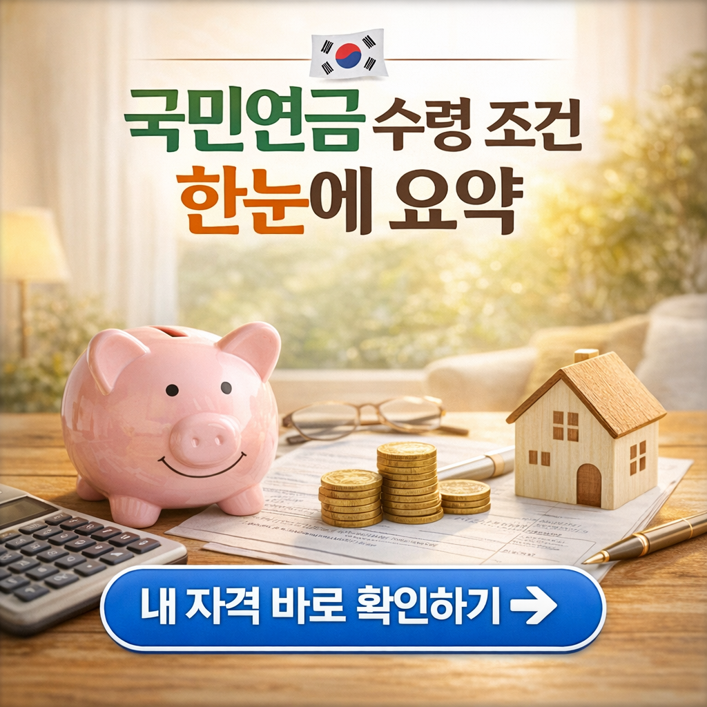국민연금 수령 조건 요약, 조기수령&middot;연기수령 핵심만 정리