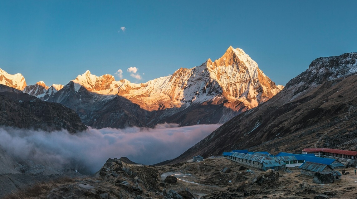 안나푸르나 산 사진