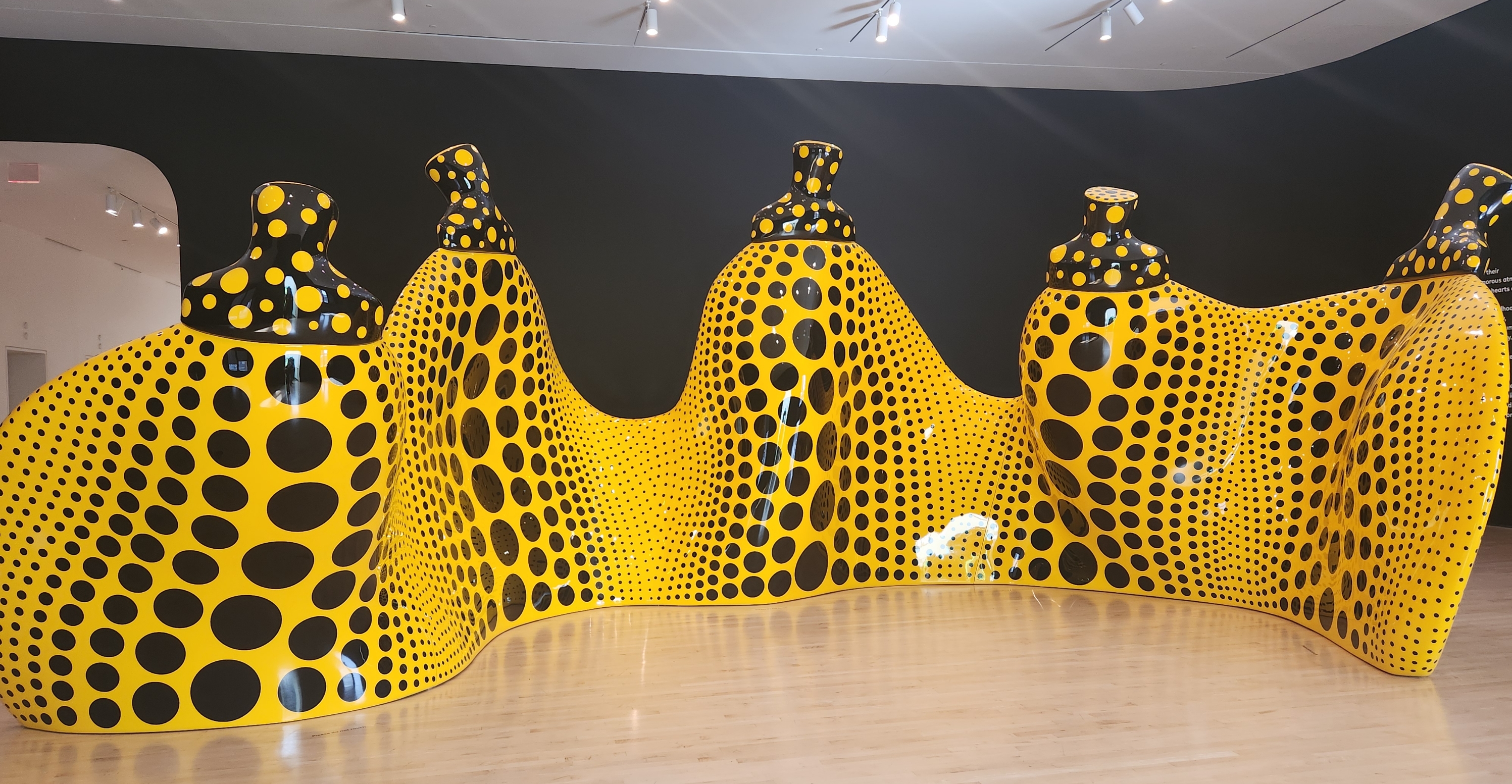 쿠사마 야요이의 작품을 보여주는 이미지