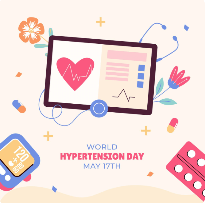 고혈압 경고 포스터