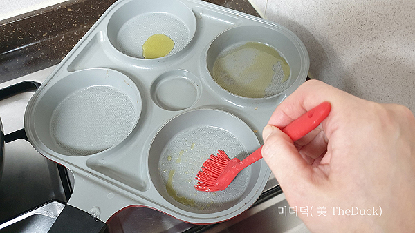 모닝빵 샌드위치 재료 계란 후라이