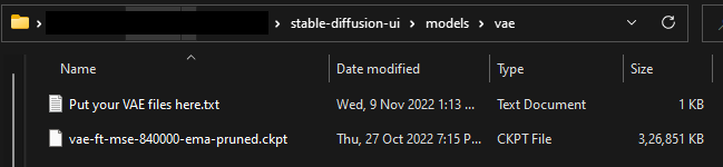 Stable Diffusion - VAE 설치 위치