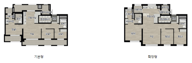 e편한세상 에코델타 센터포인트 - 68A 평면도