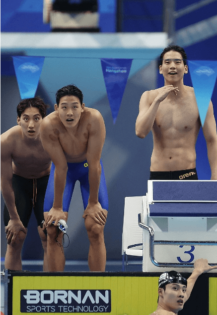 2022 항저우 아시안게임 남자 혼계영 400m 결승전 은메달