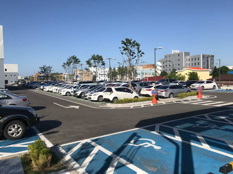 강릉역 KTX 주차장