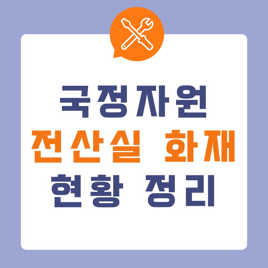 2025년 9월 국가정보자원관리원(국정자원) 전산실 화재 발생, 정부전산 마비, 국민신문고, 법제처, 우체국, 119 신고